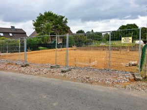 Neubau Einfamilienhaus Bungalow freistehend Schwalmtal Dilkrath Vermessung und Absteckung